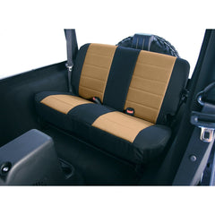 Rugged Ridge 13263.04 Neoprene Rear Seat Covers; Tan; 03-06 Jeep Wrangler TJ