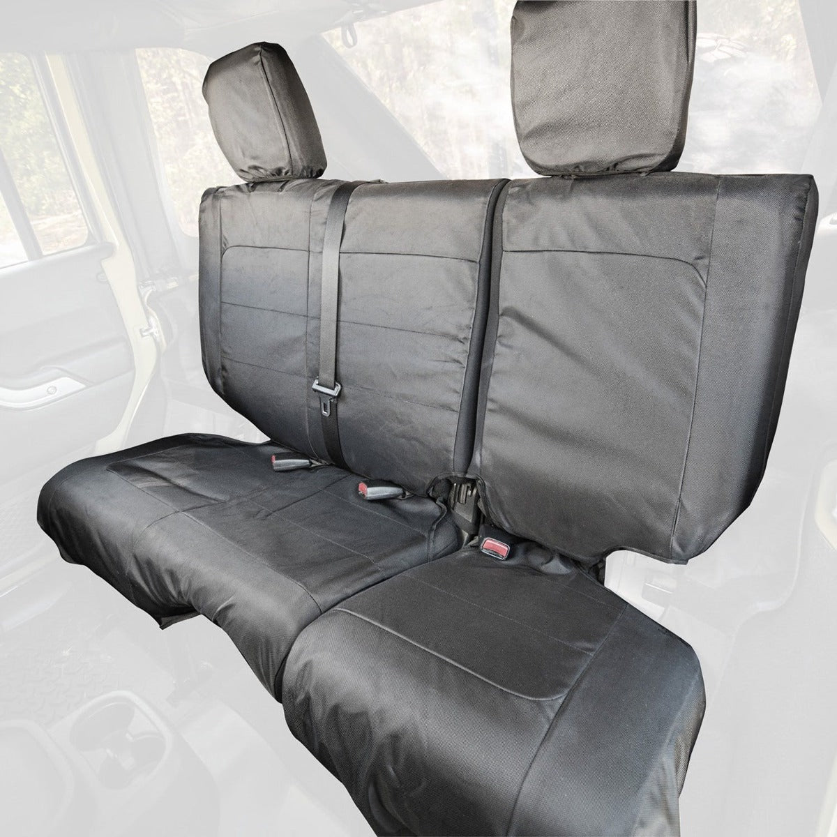 Rugged Ridge 13266.06 840 Denier Black Ballistic Rear Seat Cover
