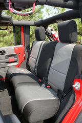Rugged Ridge 13296.09 Seat Cover Kit, Black/Gray