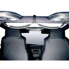Rugged Ridge 13305.05 Rear Dual Grab Strap; Black; 87-06 Jeep Wrangler YJ/TJ