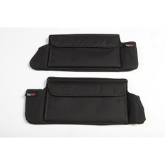 Rugged Ridge 13305.07 Sun Visor Organizers; Black; 07-09 Jeep Wrangler JK