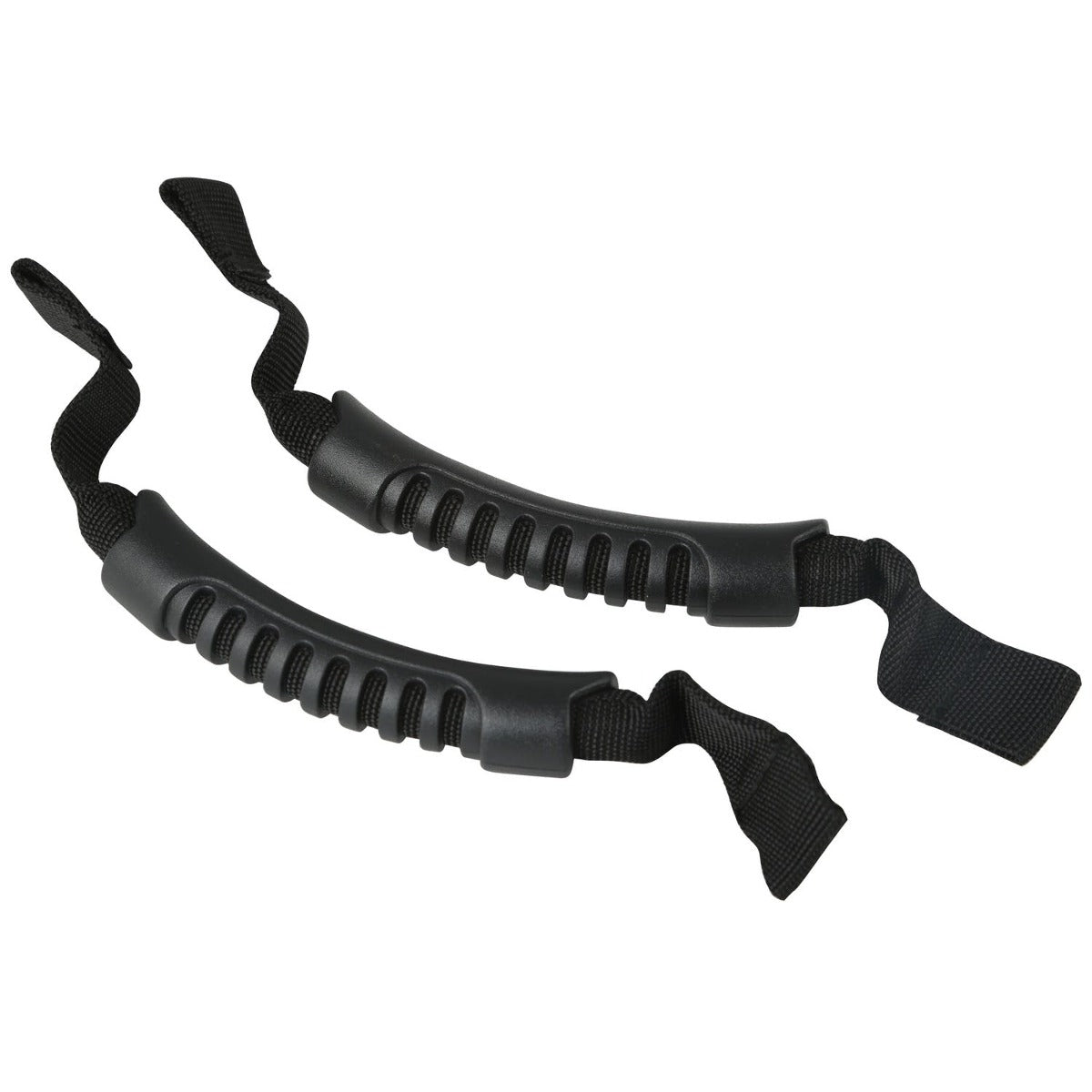 Rugged Ridge 13305.10 Front Headrest Grab Handles; Black; 07-17 Jeep Wrangler JK