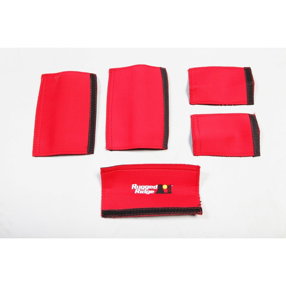 Rugged Ridge 13305.55 Grab Handle Kit; Red; 07-10 Jeep Wrangler JKU