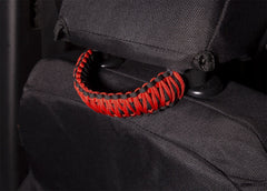 Rugged Ridge 13305.81 Paracord Seat Mount Grab Handle, Red