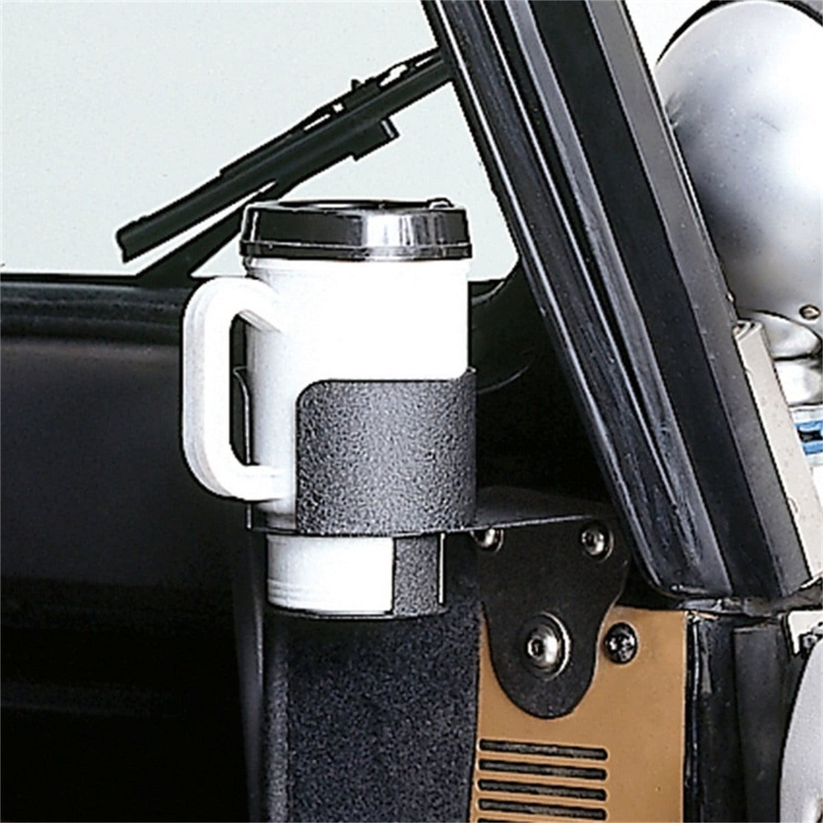 Rugged Ridge 13306.01 Cup Holder Windshield Mount