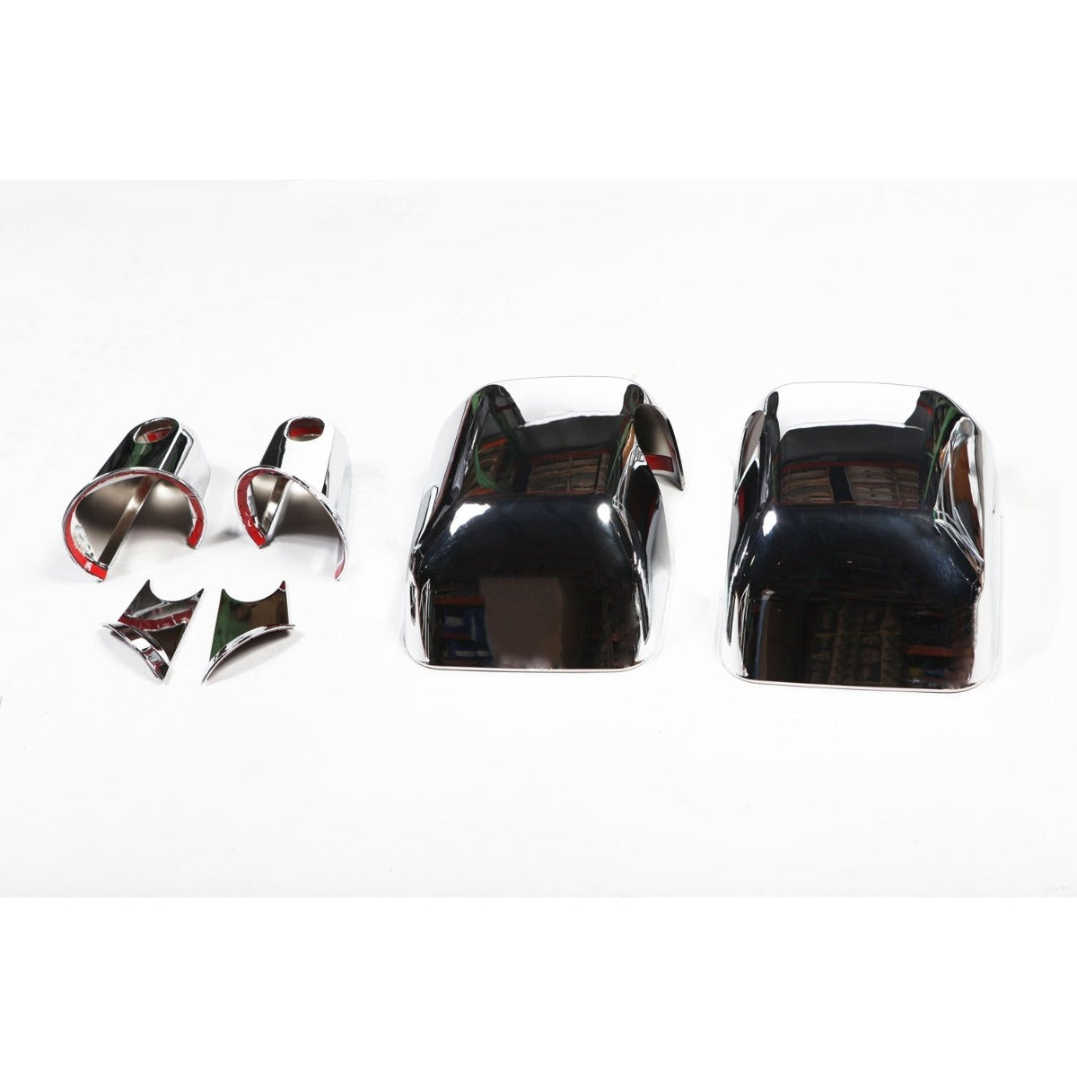 Rugged Ridge 13311.03 4 Piece Mirror/Arm Cover Kit, Chrome