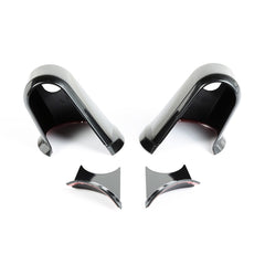 Rugged Ridge 13311.05 Mirror Arm Covers; Black; Paintable; 07-17 Jeep Wrangler JK/JKU