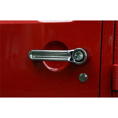 Rugged Ridge 13311.11 Door Handle Cover Kit; Chrome; 07-17 Jeep Wrangler JK