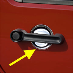 Rugged Ridge 13311.15 Door Handle Recess Guards; Chrome; 07-17 Jeep Wrangler JK