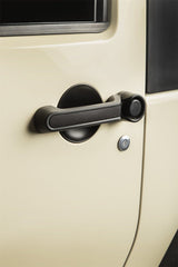 Rugged Ridge 13311.43 Door Handle Inserts, Black, 4 Door