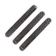 Rugged Ridge 13311.48 Door Handle Inserts, Black Tread, 2 Door