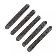 Rugged Ridge 13311.49 Door Handle Inserts, Black Tread, 4 Door