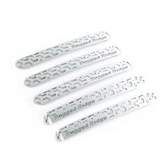 Rugged Ridge 13311.51 Elite Door Handle Inserts; Brushed Tread; 4-D; 07-17 JKU