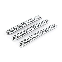 Rugged Ridge 13311.52 Elite Door Handle Inserts; Contrast Tread; 2-Door; 07-17 Jeep Wrangler JK
