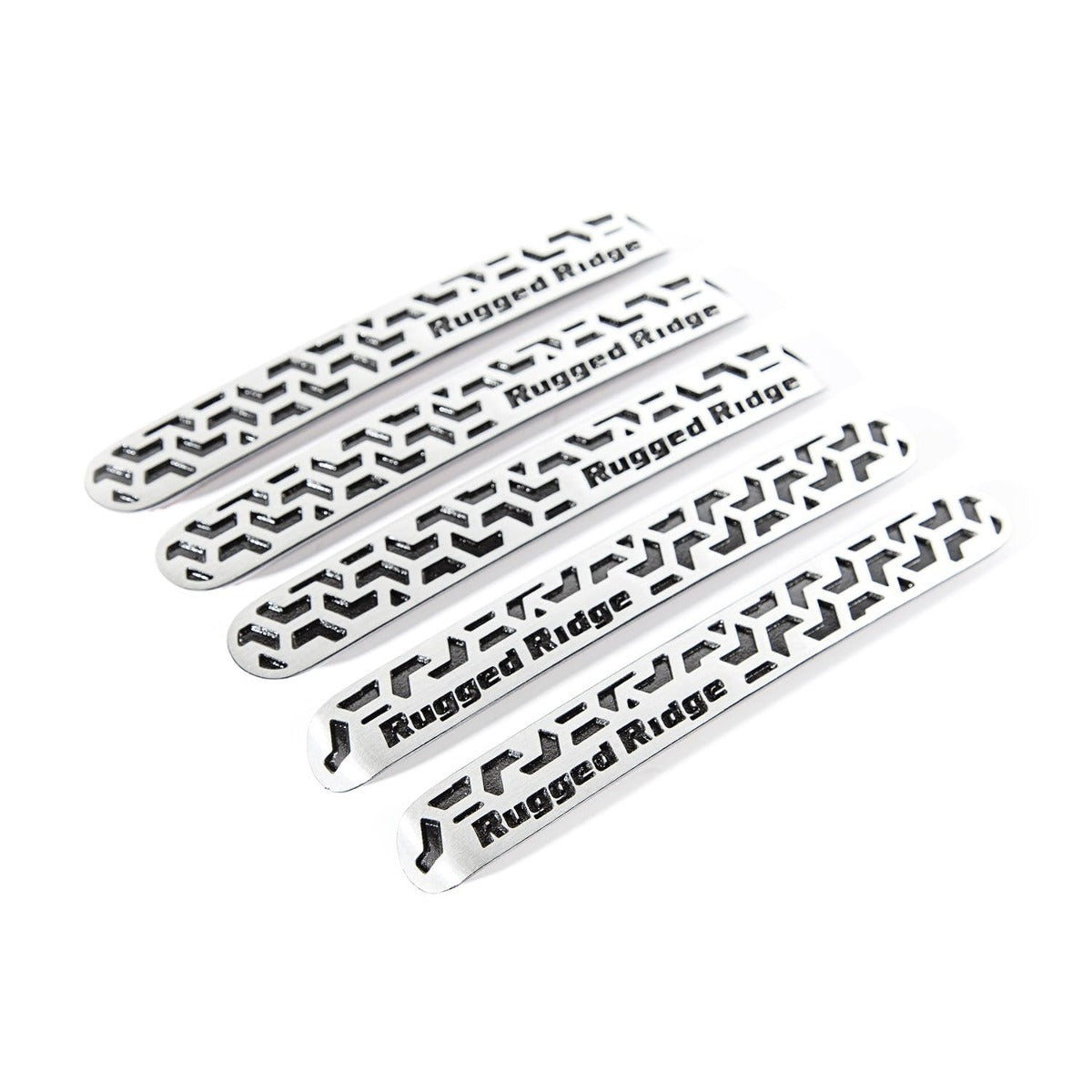 Rugged Ridge 13311.53 Door Handle Inserts, Contrast Tread