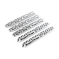 Rugged Ridge 13311.53 Door Handle Inserts, Contrast Tread