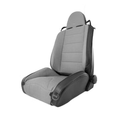 Rugged Ridge 13416.09 RRC Off Road Racing Seat; Reclinable; Gray; 97-06 Jeep Wrangler TJ