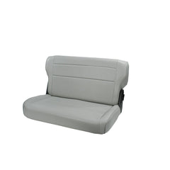 Rugged Ridge 13462.09 Fold and Tumble Rear Seat; Gray; 76-95 Jeep CJ/Wrangler YJ