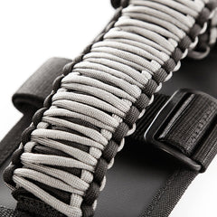 Rugged Ridge 13505.32 Paracord Grab Handles; Gray/Black; Pair