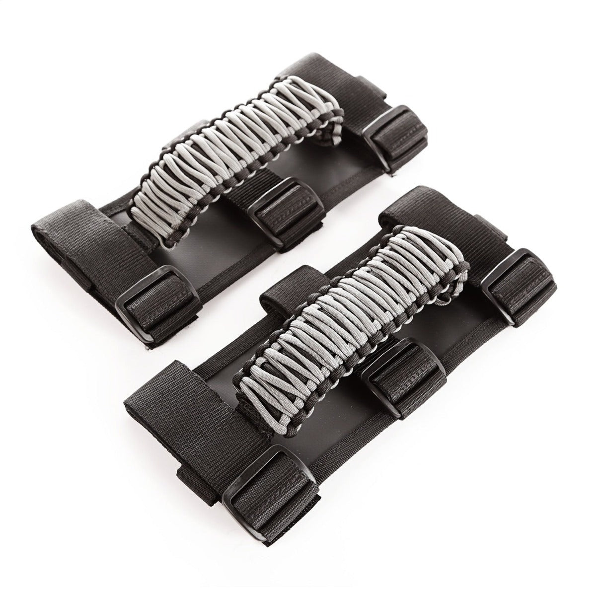 Rugged Ridge 13505.32 Paracord Grab Handles; Gray/Black; Pair
