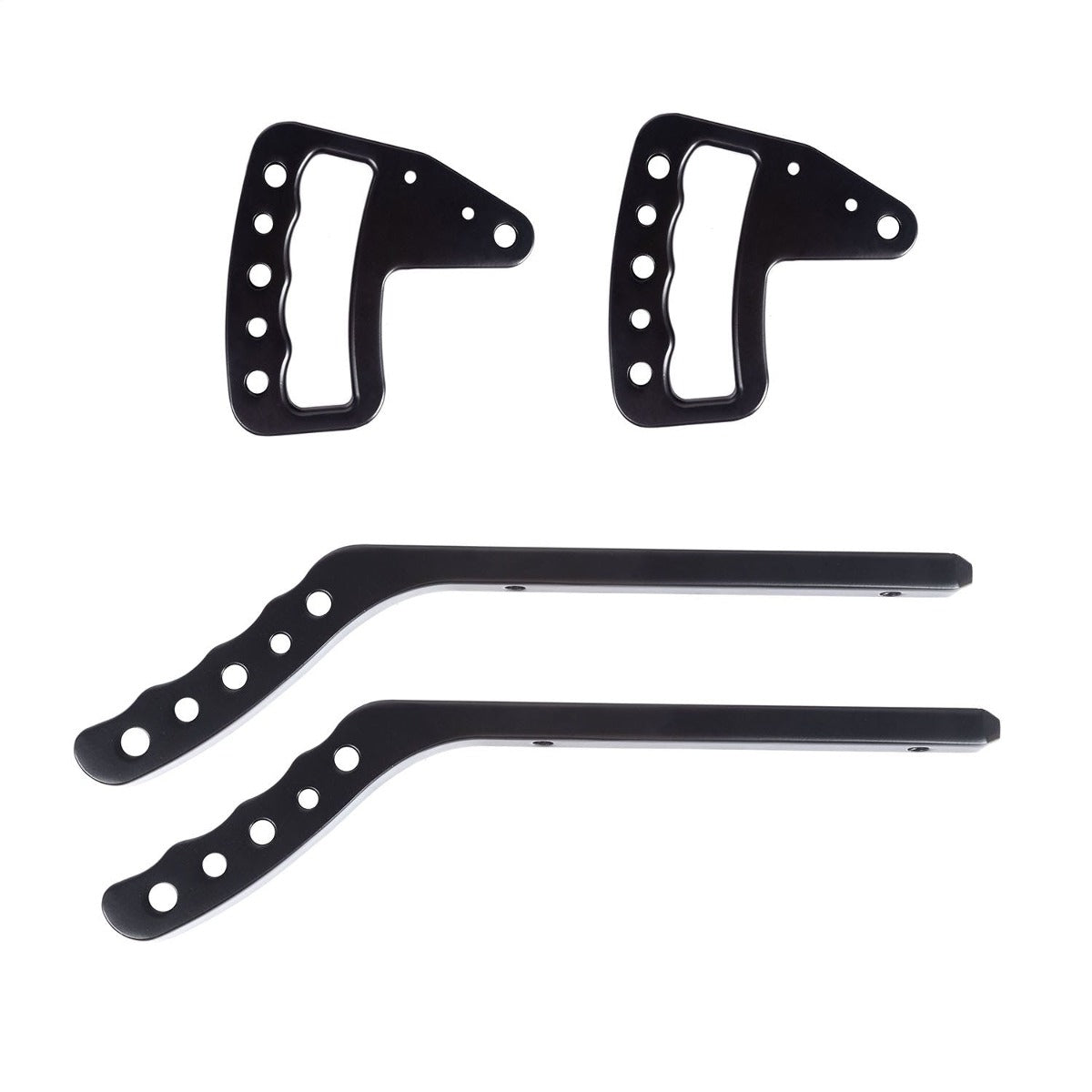 Rugged Ridge 13505.50 Aluminum Grab Handles, Front/Rear Kit, Black