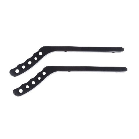 Rugged Ridge 13505.52 Aluminum Grab Handles, Rear Pair, Black