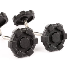 Rugged Ridge 13510.14 Elite Door Surround Knobs; 4-Door; 07-17 Jeep Wrangler JK