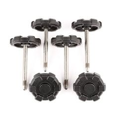 Rugged Ridge 13510.14 Elite Door Surround Knobs; 4-Door; 07-17 Jeep Wrangler JK