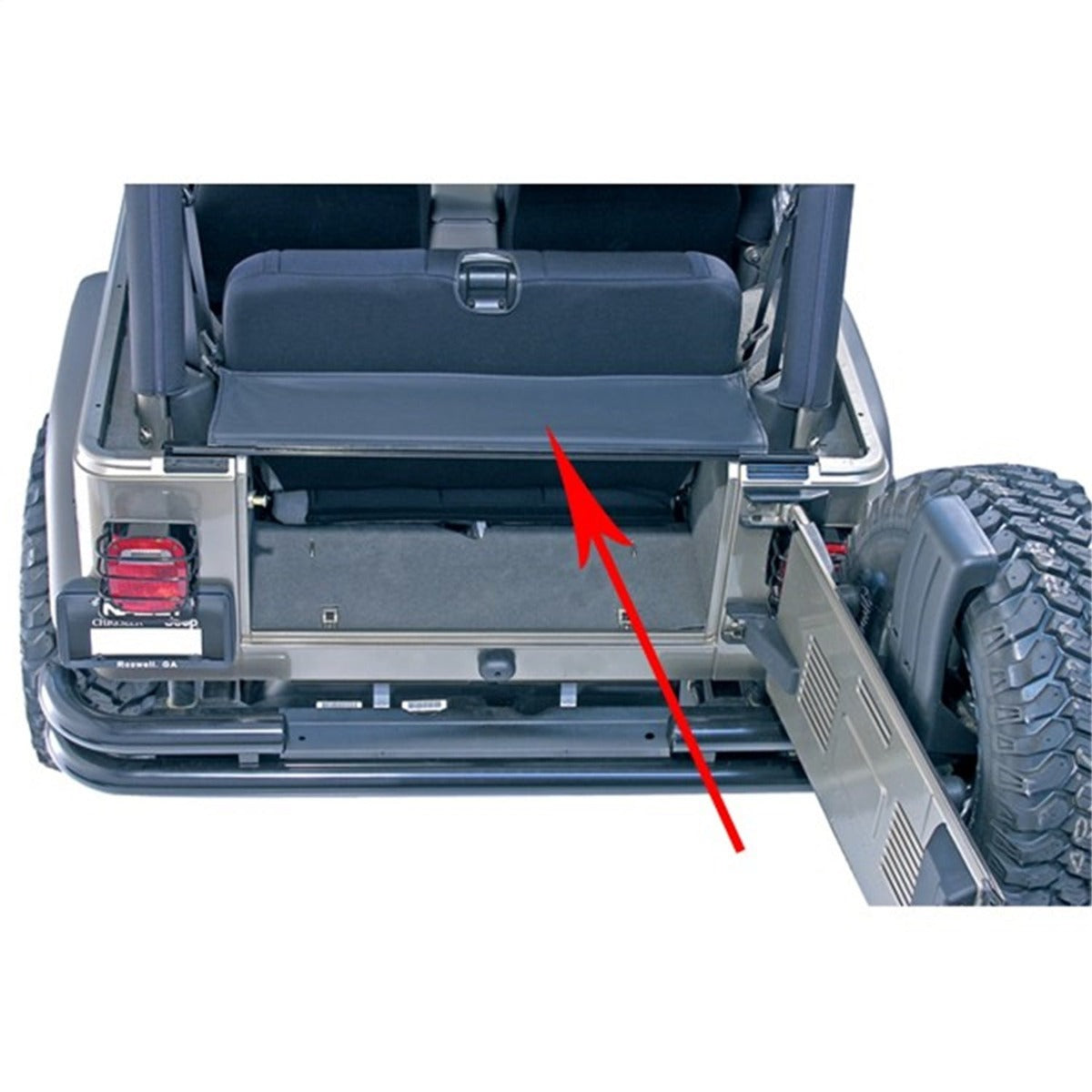 Omix-ADA 13550.01 Tonneau and Replacement Tailgate Bar