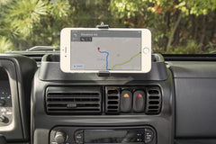 Rugged Ridge 13551.19 Dash Multi-Mount; With Phone Holder; 97-06 Jeep Wrangler TJ/LJ