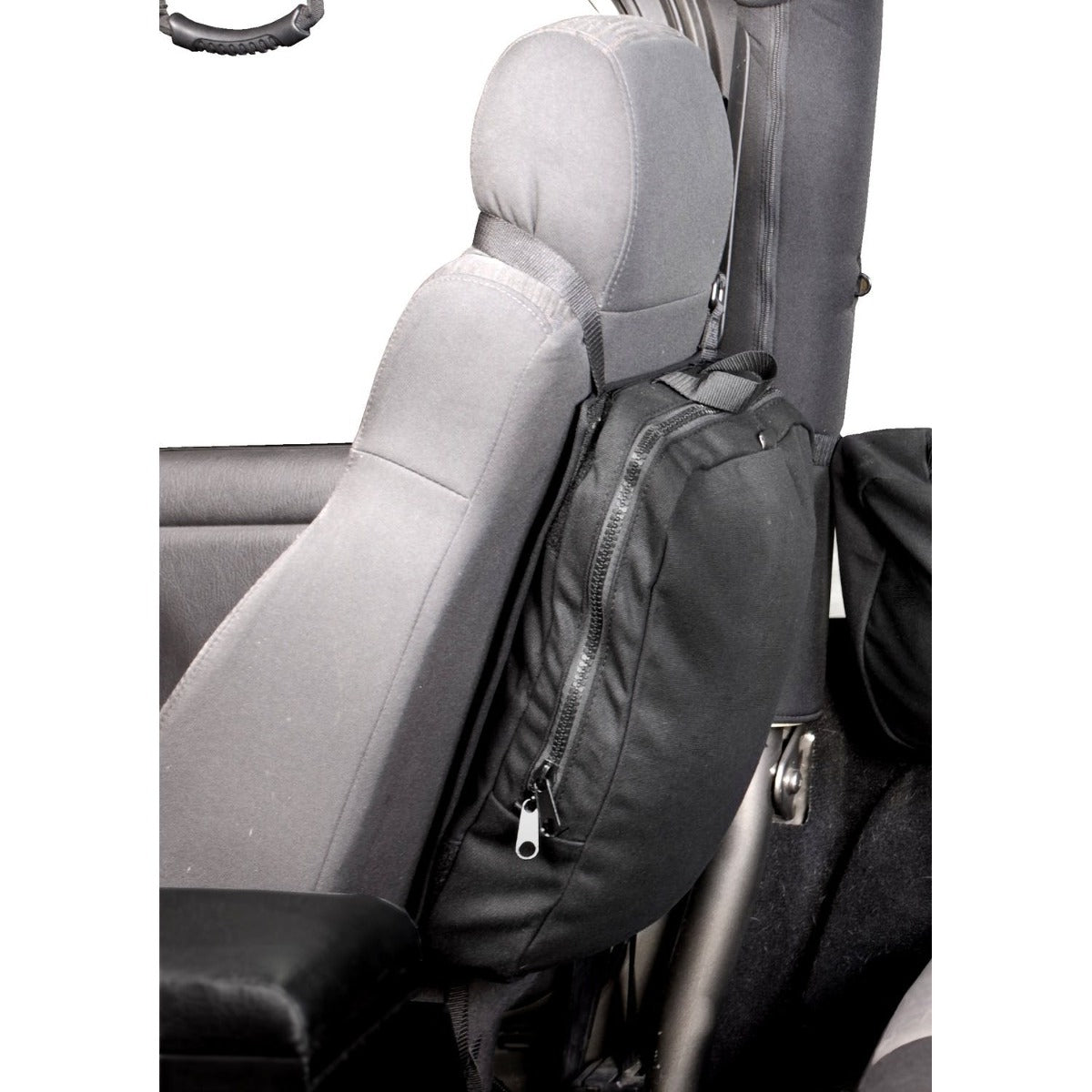 Rugged Ridge 13551.25 Seat Back Trail Bag; Detachable; 76-17 Jeep CJ/Wrangler YJ/TJ/JK