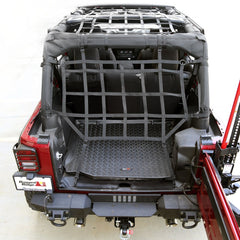 Rugged Ridge 13552.71 Cargo Net; Black; 07-17 Jeep Wrangler JK 4 Door