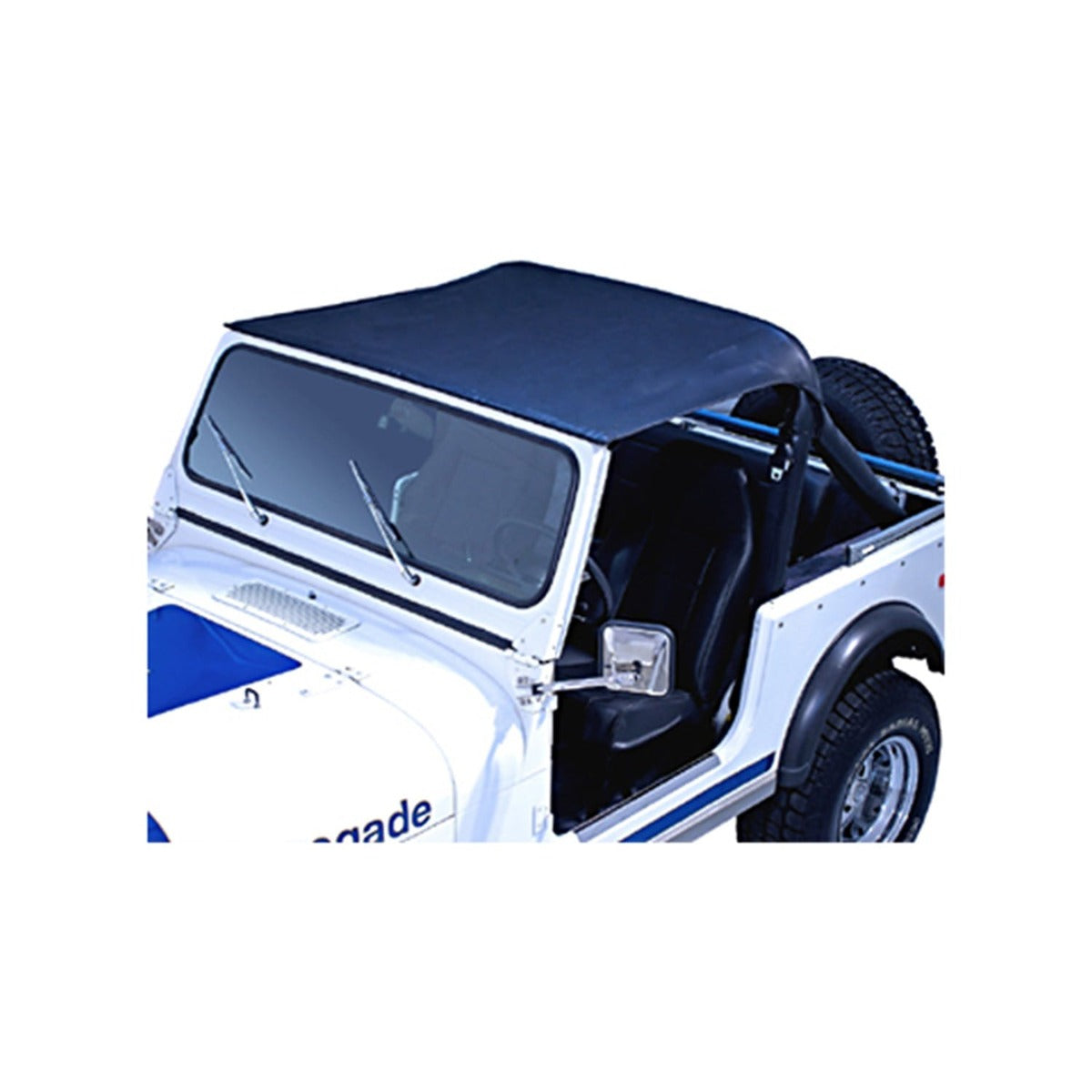 Rugged Ridge 13572.01 Summer Brief Top; Black; 76-86 Jeep CJ7