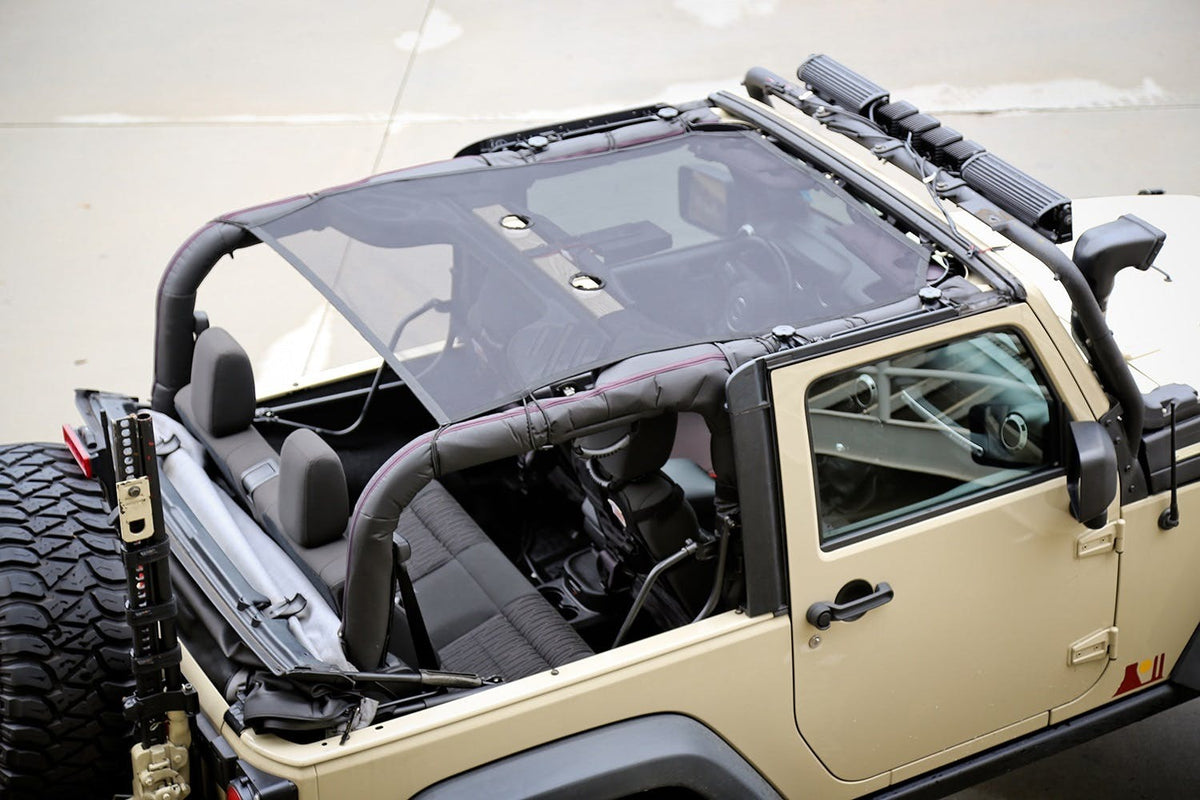 Rugged Ridge 13579.06 Eclipse Sun Shade; Black; 2 Door; 07-17 Jeep Wrangler JK