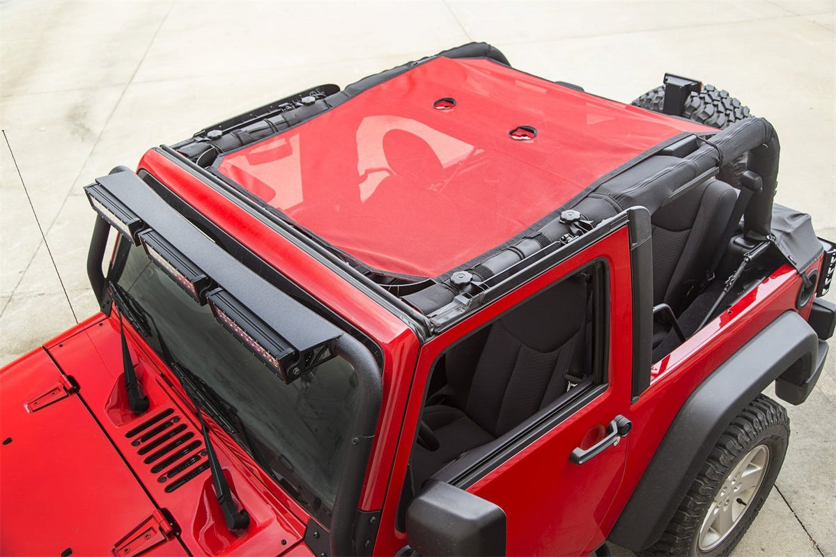 Rugged Ridge 13579.26 Eclipse Sun Shade; Red; 2-Door; 07-17 Jeep Wrangler JK