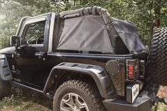 Rugged Ridge 13579.41 Eclipse Cargo Barrier; 07-17 Jeep Wrangler JK