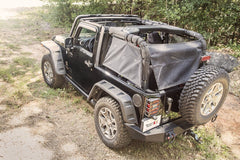 Rugged Ridge 13579.41 Eclipse Cargo Barrier; 07-17 Jeep Wrangler JK