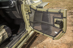 Rugged Ridge 13579.50 Tube Door Covers; Front Pair; Black; 07-17 Jeep Wrangler JK/JKU
