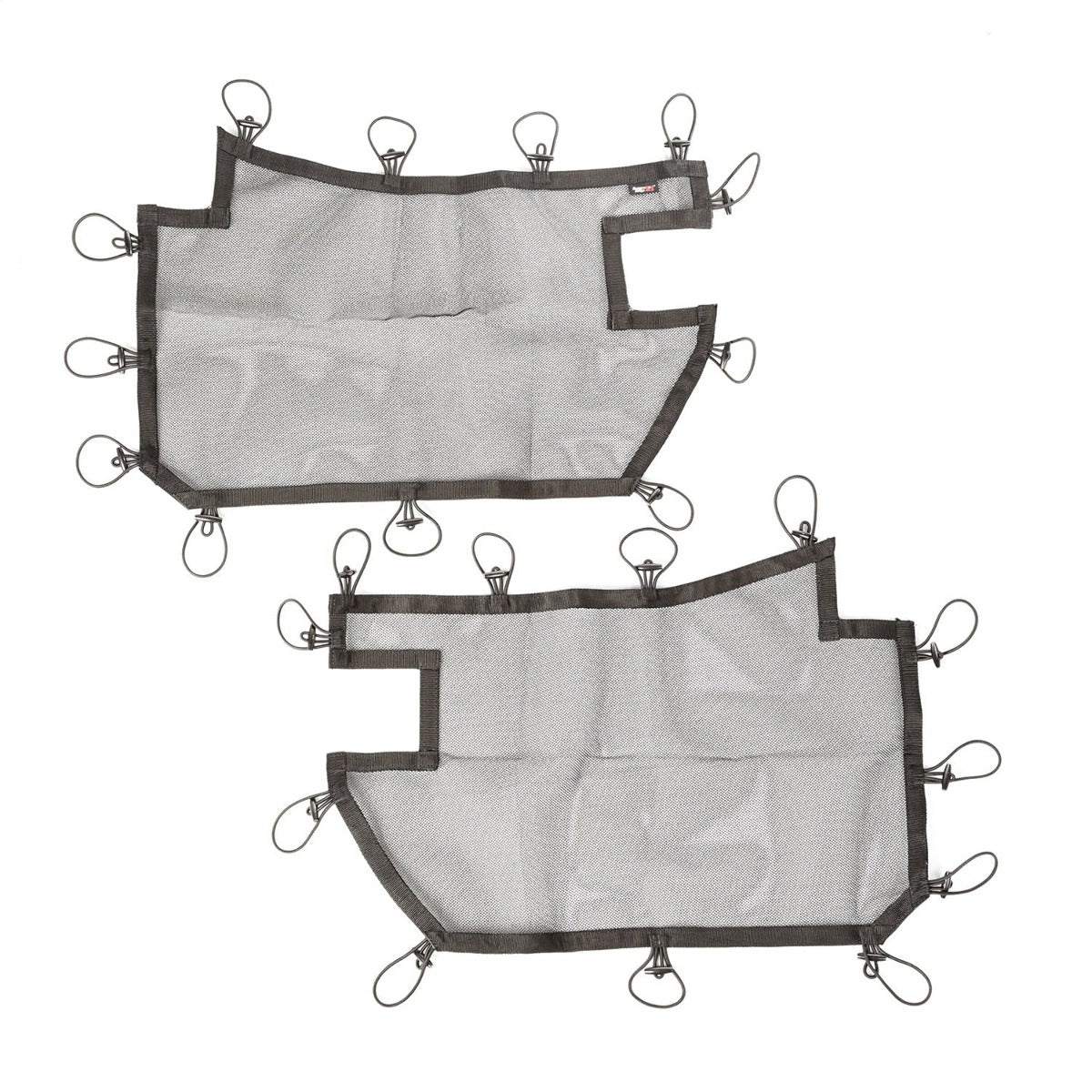 Rugged Ridge 13579.50 Tube Door Covers; Front Pair; Black; 07-17 Jeep Wrangler JK/JKU