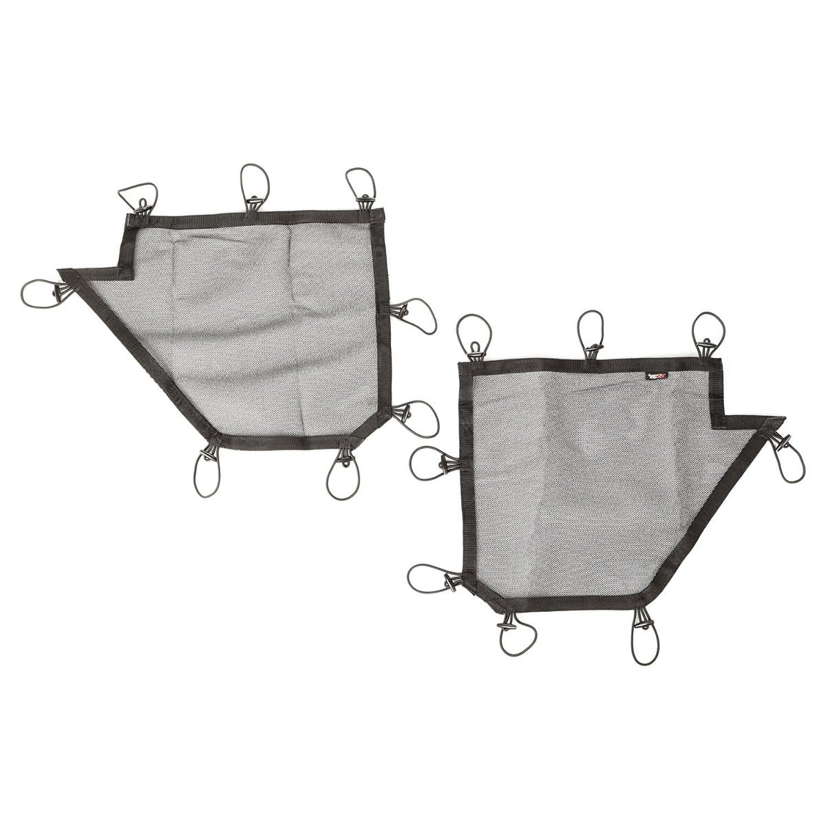 Rugged Ridge 13579.51 Tube Door Covers; Rear Pair; Black; 07-17 Jeep Wrangler JKU
