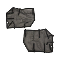 Rugged Ridge 13579.53 Fortis Tube Door Covers, Front Pair, Black
