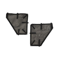 Rugged Ridge 13579.54 Fortis Tube Door Covers, Rear Pair, Black