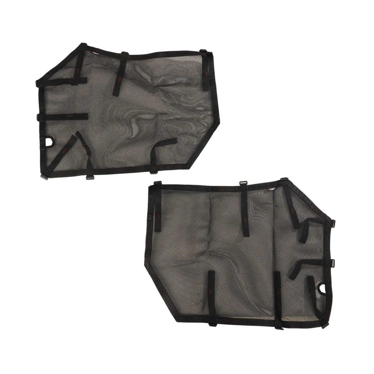 Rugged Ridge 13579.56 Fortis Tube Door Covers, Front Set, Black