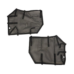 Rugged Ridge 13579.56 Fortis Tube Door Covers, Front Set, Black