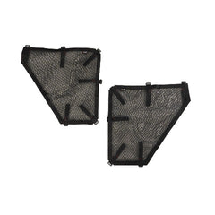 Rugged Ridge 13579.57 Fortis Tube Door Covers, Rear Set, Black