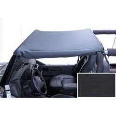Rugged Ridge 13580.15 Summer Brief Header; Black Denim; 97-06 Jeep Wrangler TJ