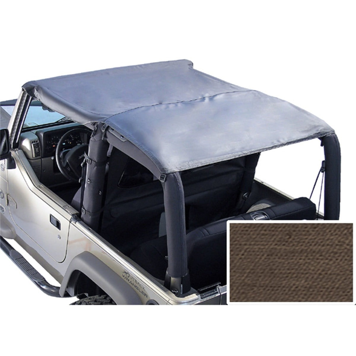 Rugged Ridge 13586.36 Island Pocket Topper, Khaki Diamond