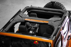 Rugged Ridge 13613.01 Roll Bar Cover; Polyester; 07-17 Jeep Wrangler JKU