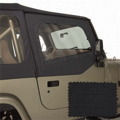 Rugged Ridge 13716.35 Door Skins; Black Diamond; 88-95 Jeep Wrangler YJ