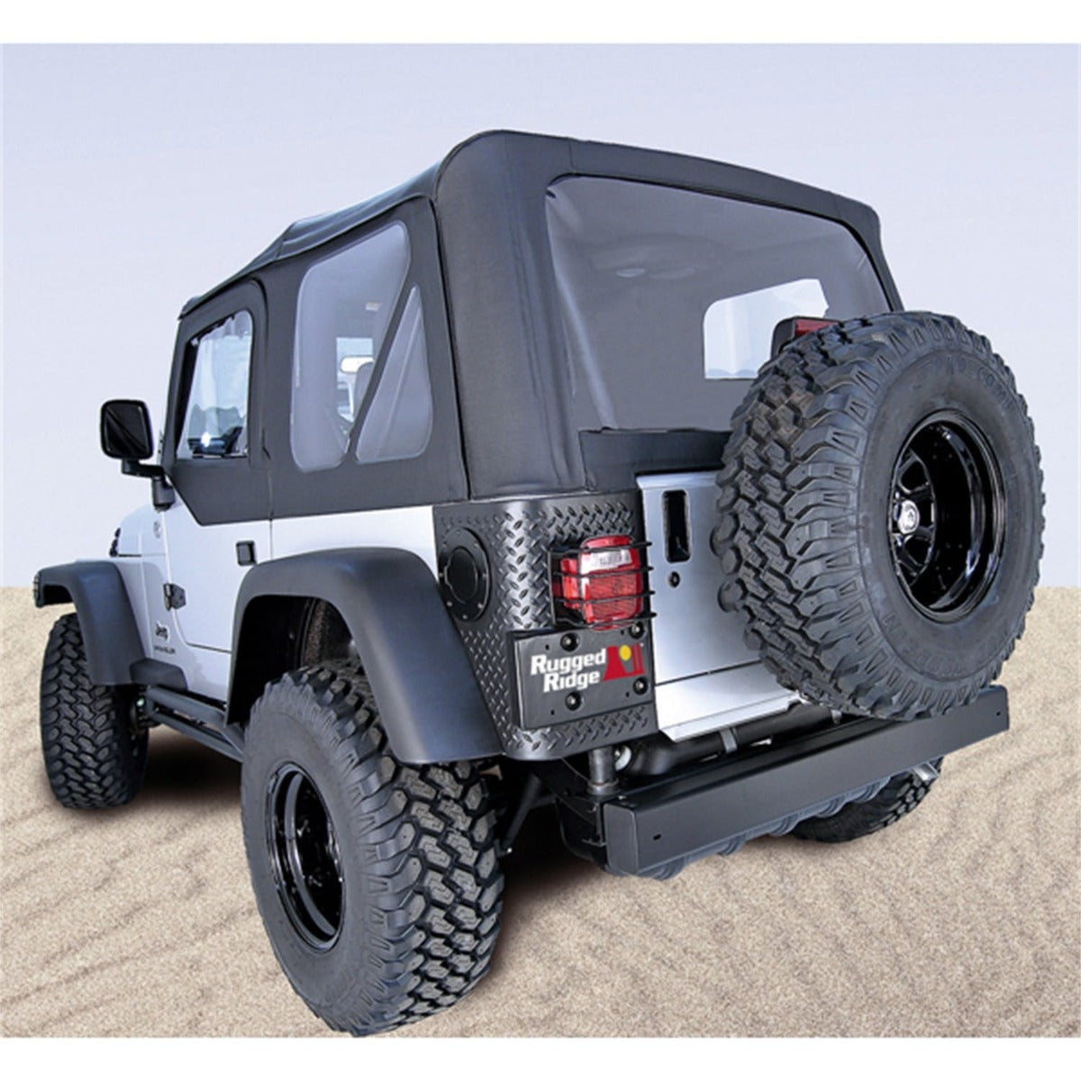 Rugged Ridge 13727.35 XHD Soft Top Black Tinted Windows